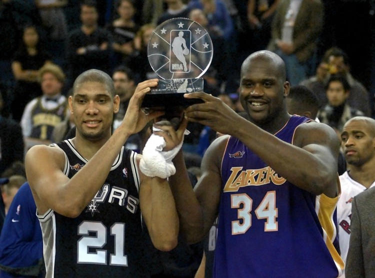 老貓談歷史首發(fā)5人組：魔術(shù)師、科比、詹姆斯、鄧肯、奧尼爾